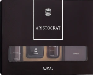 Ajmal Aristocrat Набір (edp/75ml + deo/200ml + oil/30ml + sh/gel/200ml)