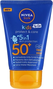 Nivea Сонцезахисний бальзам для дітей Sun Kids Protect & Care 5in1 Skin Protection SPF50+