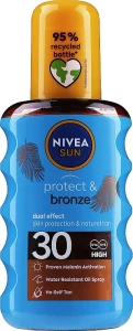 Nivea Солнцезащитный спрей для загара Sun Protect & Bronze SPF30 Dual Effect Spray