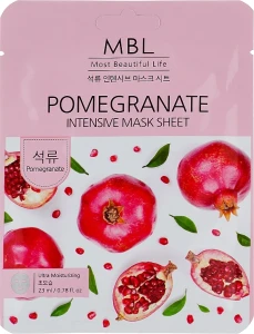 MBL Тканинна маска з екстрактом гранату Pomegranate Intensive Mask Sheet