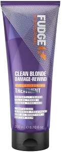 Fudge Маска для волос Clean Blonde Damage Rewind Treatment