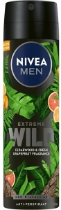 Nivea Дезодорант-спрей "Кедр і свіжий грейпфрут" MEN Extreme Wild