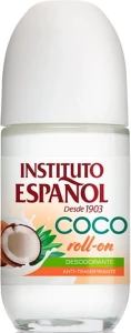 Instituto Espanol Кульковий дезодорант-антиперспірант "Кокос" Coco Deodorant Roll-On