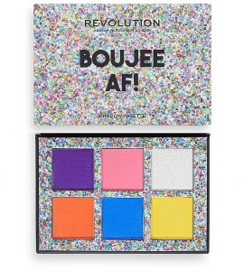 Makeup Revolution Power Shadow Palette Boujee AF! Палетка теней для век