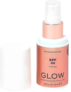 Makeup Revolution Спрей-фиксатор макияжа Glow Fixing Mist SPF30