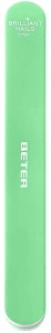 Beter Пилочка-баф для нігтів, зелена Professional Buffer Nailfile