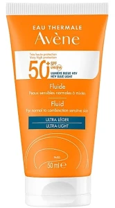 Avene Солнцезащитный крем-флюид для лица Soins Solaires Fluide SPF50+