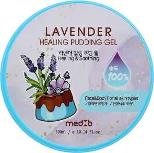 Med B Универсальный заживляющий гель с экстрактом лаванды Lavender Healing Pudding Gel