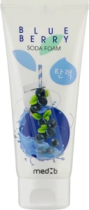 Med B Пінка з содою та з екстрактом чорниці для вмивання обличчя Blueberry Soda Foam