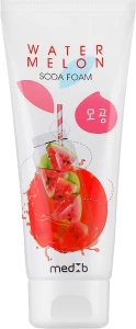 Med B Пенка с содой для умывания лица с экстрактом арбуза Watermelon Soda Foam