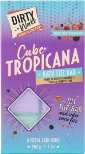 Dirty Works Шипучие кубики для ванны Cube Tropicana Bath Fizz Bar