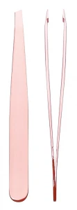 Titania Пинцет со скошенными кончиками, 9,5 см, 1091/75RGB B, в блистере Rose Gold