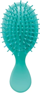 Titania Щітка масажна, 14 см, бірюзова Synthetic Brush Pastell