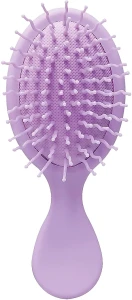 Titania Щітка масажна, 14 см, фіолетова Synthetic Brush Pastell