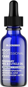 Mr.Scrubber Антибактериальное заживляющее масло для кутикулы и ногтей Foot Professional Care