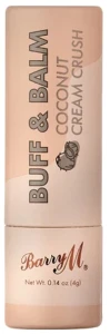 Barry M Скраб-бальзам для губ "Кокосовий крем" Buff & Balm Coconut Cream Crush