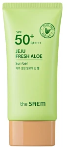 The Saem Сонцезахисний крем-гель з алое Jeju Fresh Aloe Sun Gel SPF50+ PA++++