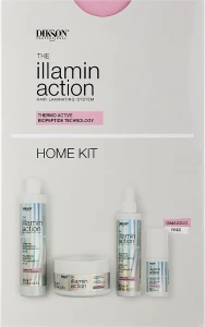 Dikson Набір Illaminaction Home Kit (shmp/300ml + conc/300ml + cr/200ml + spray/80ml)