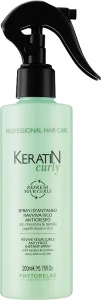 Phytorelax Laboratories Распутывающий спрей для волнистых и кудрявых волос Keratin Curly Detangling Hair Spray For Wavy And Curly Hair