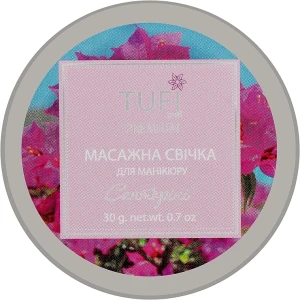 Tufi profi Массажная свеча для маникюра "Санторини" Premium