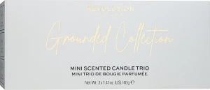 Makeup Revolution Набір Grounded Mini Candle Gift Set (3x40g)