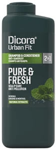 Dicora Urban Fit Шампунь-кондиціонер проти лупи Shampoo & Conditioner 2 In 1 Pure & Fresh