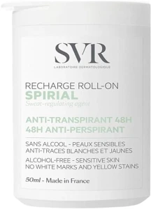 SVR Шариковый дезодорант-антиперспирант Spirial Recharge Roll-On Anti-Transpirant (сменный блок)