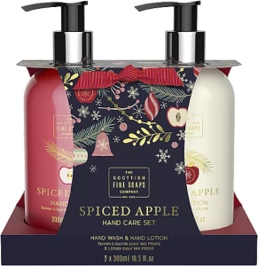 Scottish Fine Soaps Набор Spiced Apple Hand Care Set (soap/300ml + h/lot/300ml)