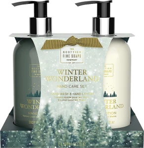 Scottish Fine Soaps Набор Winter Wonderland Hand Care Set (soap/300ml + h/lot/300ml)