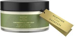 Scottish Fine Soaps Крем для тіла "Коріандр і листя лайма" Naturals Coriander & Lime Leaf Body Cream