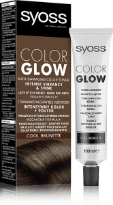 Тонувальний бальзам для волосся - SYOSS Color Glow, Cool Brunette