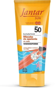 Farmona Бурштинове водостійке сонцезахисне молочко SPF 50 JANTAR SUN Amber water-resistant sun milk SPF 50