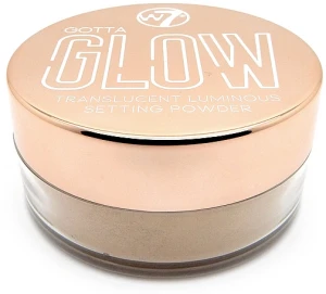 W7 Gotta Glow Translucent Luminous Setting Powder Сяйна фіксувальна пудра