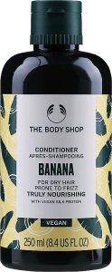 The Body Shop Поживний кондиціонер "Банан" для сухого волосся, схильного до завивання Banana Truly Nourishing Conditioner Vegan