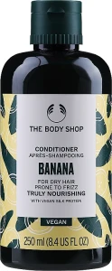 The Body Shop Питательный кондиционер "Банан" для сухих волос, склонных к завивке Banana Truly Nourishing Conditioner Vegan