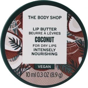 The Body Shop Веганська олія для губ "Кокос" Coconut Lip Butter Vegan
