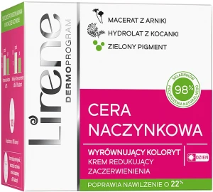 Lirene Балансирующий крем для куперозной кожи Couperose Skin
