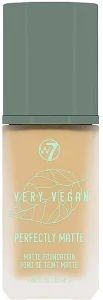 W7 Very Vegan Make-up base Perfectly Matte Матирующая тональная основа