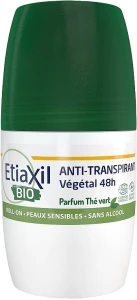 Etiaxil Антиперспірант кульковий, органічний з зеленим чаєм Anti-Perspirant Vegetal Protection 48H Roll-on