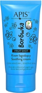 APIS Professional Крем для обличчя з фруктовим ароматом ягід та чорниці "Заспокійливий" Fruit Shot Soothing Cream