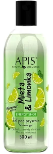 APIS Professional Гель для душа с ароматом мяты и лайма Energy Shot Shower Gel