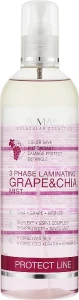 Spa Master Ламінувальний 3-фазний спрей для захисту волосся з виноградом та чіа Laminating Grape & Chia