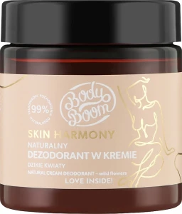 BodyBoom Кремовий дезодорант "Польові квіти" Skin Harmony Natural Cream Deodorant