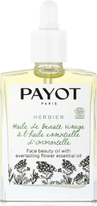 Payot Масло для лица Herbier Face Beauty Oil With Everlasting Flower Oil