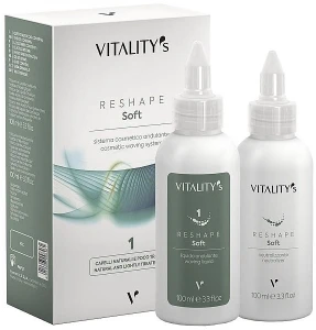 Vitality's Набор для натуральных и светлых волос Reshape Soft 1 (h/lot/2x100ml)
