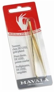 Mavala Пинцет с золотым покрытием Manicure Gold Plated Deluxe Claw Tweezer