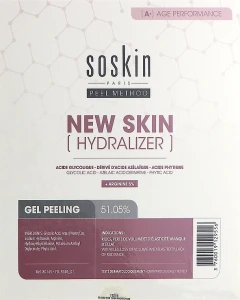 Soskin Набор "Новая кожа" New Skin Peeling Hydralizer (peel/gel/30ml + brush + cup)