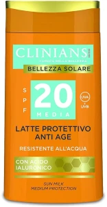 Clinians Сонцезахисне молочко SPF 20 Protective Anti-Ageing Sun Milk