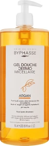 Byphasse Міцелярний гель для душу "Аргана" Dermo Micellar Shower Gel Argan