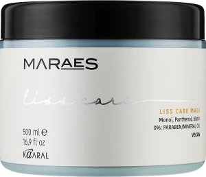 Kaaral Маска для прямого волосся з пантенолом і біотином Maraes Liss Care Mask